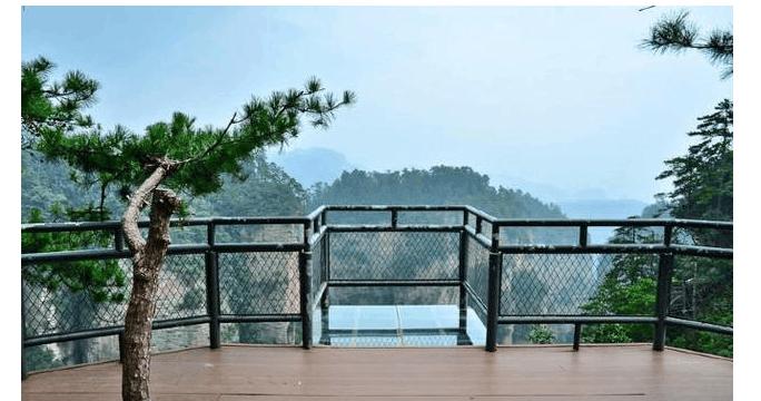 张家界景点总分布图